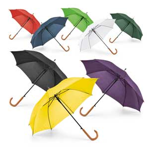 Ομπρέλες - Umbrella. 190T polyester. Wooden handle. Automatic. ø1040 mm